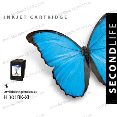 HP 301XL 20ml Zwart Cartridges