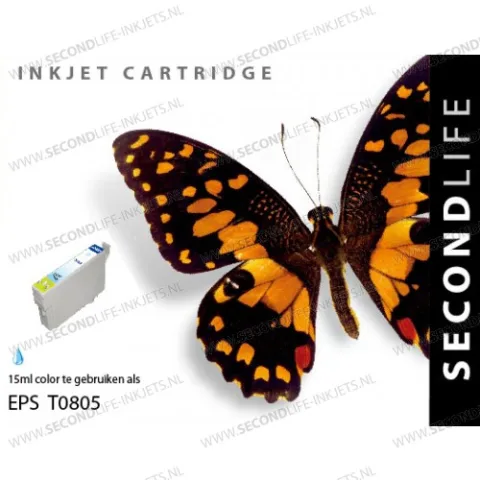 Epson T0805 Photo Cyaan 10ml XL Cartridges