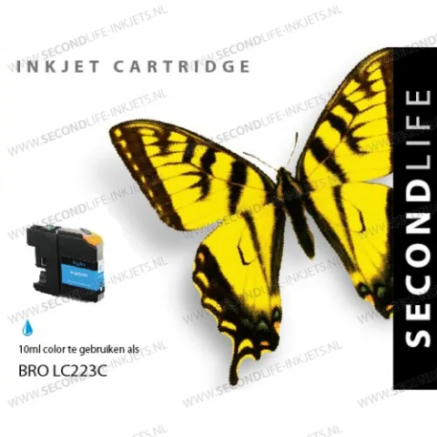 Brother LC223 Cyaan 10ml XL Cartridges