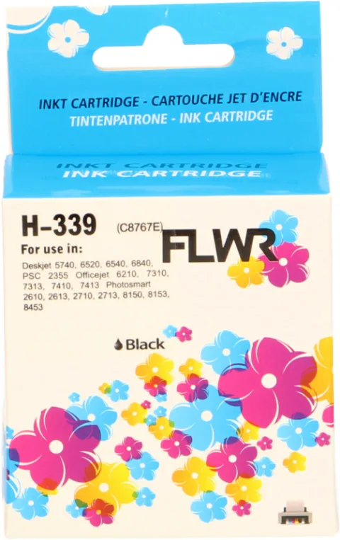HP 339XL 25.4ml FLWR Zwart Cartridges