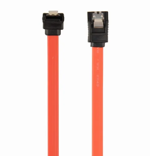 SerialATA 6GBs 90 grad hoek met clip 0.50cm