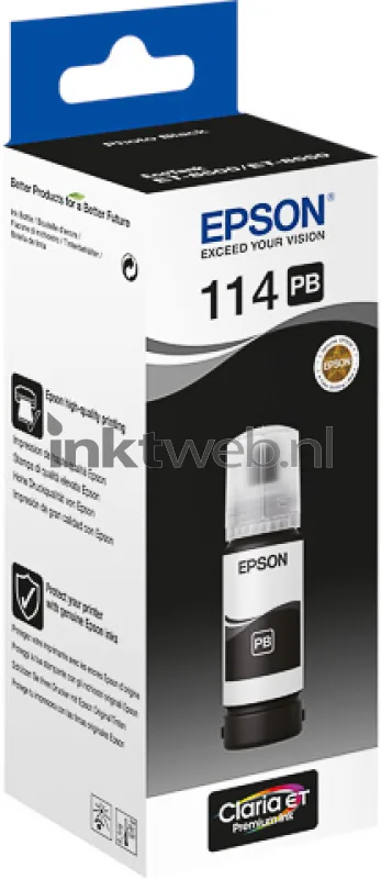 Epson 114 Foto Zwart 70ml XL Navulinkt (Origineel)