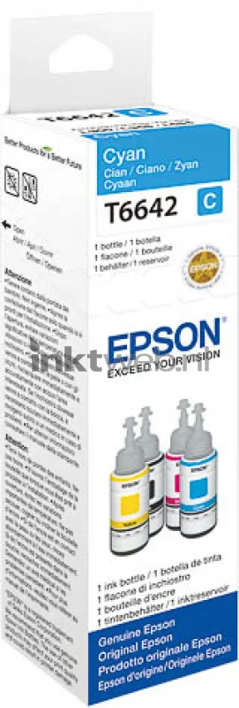 Epson T6642 Cyan 70ml XL Navulinkt (Origineel)