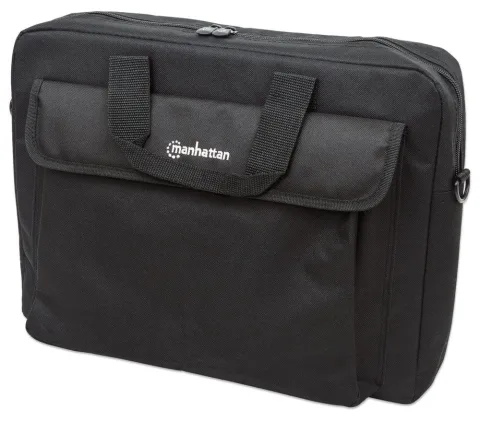 Manhattan London Notebooktas 39,6 cm (15.6") Aktetas Zwart