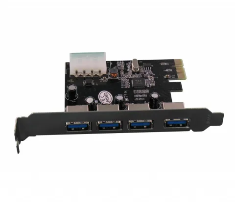 PCI Express 4 Poorts USB 3.0 Kaart