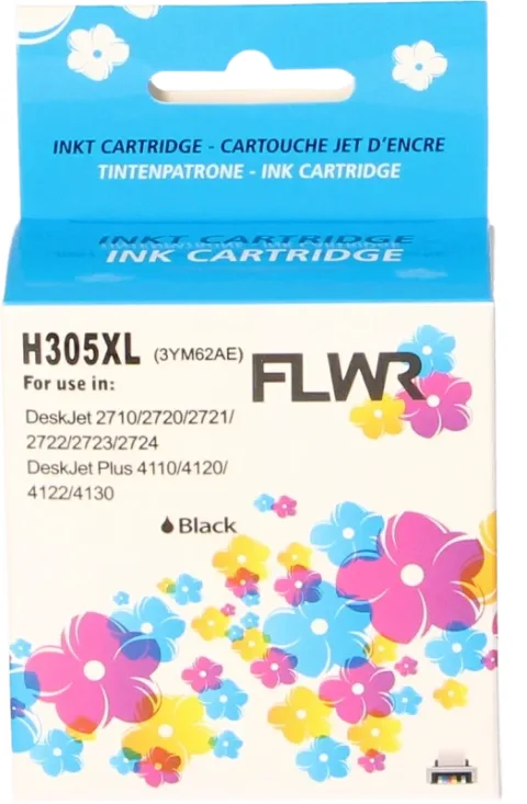 HP 305XL 18ml FLWR Zwart Cartridges