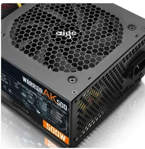 Aigo AK 500W PC PSU Voeding Rustig 120mm RGB
