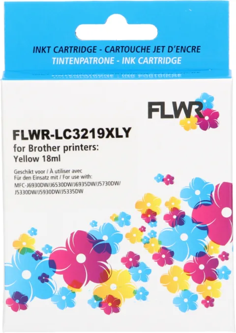 Brother LC-3219XLM FLWR 19ml Geel