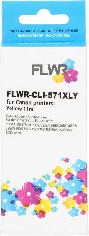 Canon CLI-571 Geel FLWR 12ml XL Cartridge