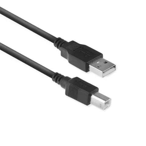 ACT AC3045 USB-kabel 5,0 m USB 2.0 USB A USB B Printerkabel Zwart