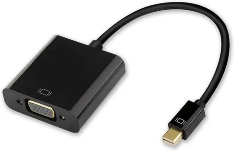 DisplayPort Mini naar VGA Adapter Zwart 15cm