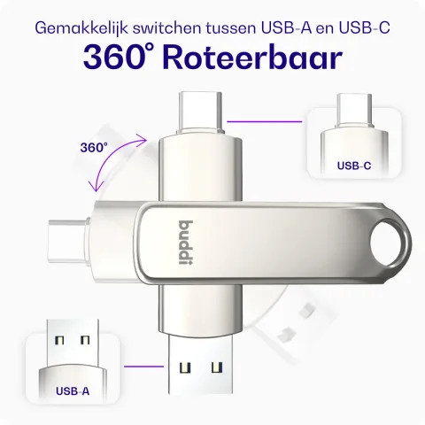 Flash Drive 16GB USB3.0 USB-A + USB-C Usbstick
