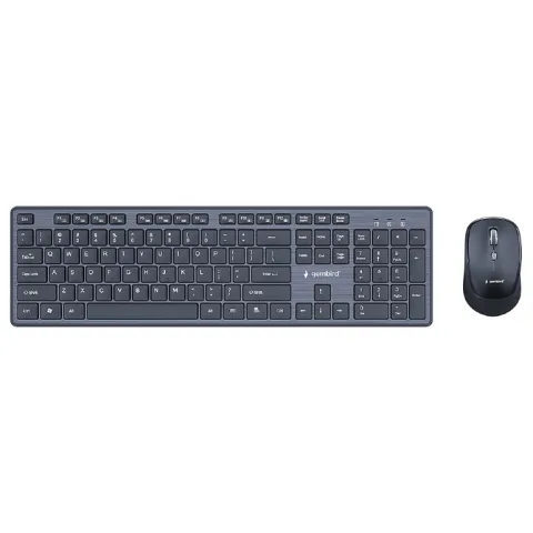 Draadloze Toetsenbord Muis Combo (Desktopset), US, Zwart