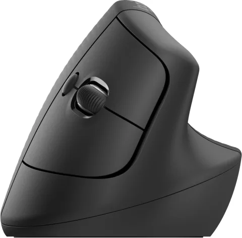 Logitech Lift for Business | Ergonomische Draadloze Muis | Rechtshandig | RF + Bluetooth | 4000 DPI | Grafiet