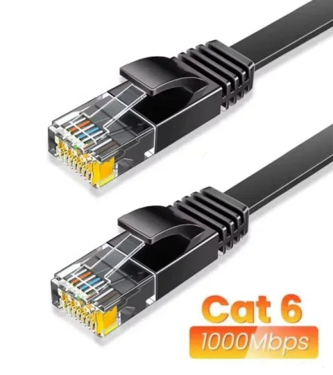 UTP Cat6 Ethernet-kabel 10M 1000 Mbps  RJ45 Netwerkkabel Zwart