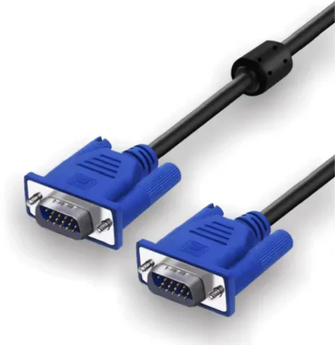 Premium VGA naar VGA Kabel - Mannelijk naar Mannelijk - 1.0 Meter voor Analoge Video