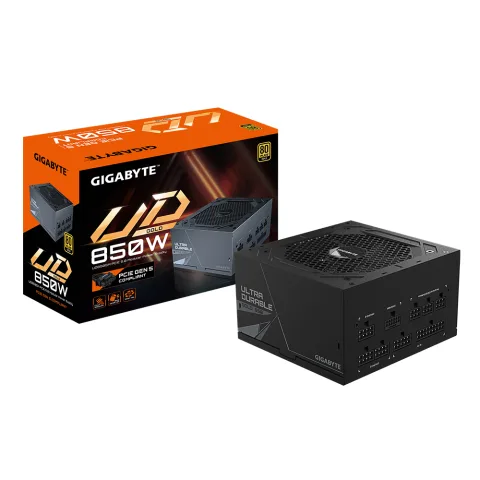 Gigabyte GP-UD850GM PG5 V2.0 850W ATX 3.0 PCIe 5.0 80 PLUS Gold Modulaire Voeding