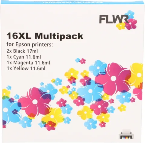Epson T1631/T1634 XL FLWR Multipack Cartridges