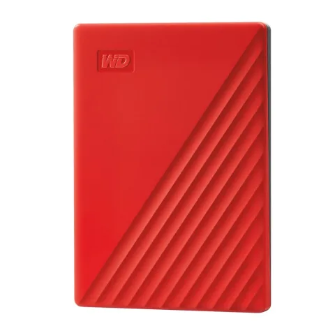 WD My Passport Externe Harde Schijf | 2TB | USB 3.2 | Rood