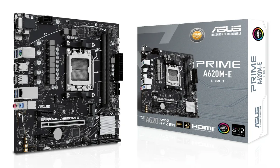 ASUS PRIME A620M-E-CSM AMD A620 Socket AM5 micro ATX