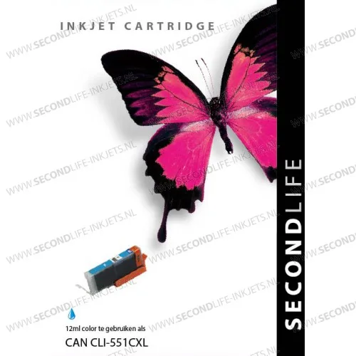 Canon CLI-551 Cyan XL 12ml Cartridges