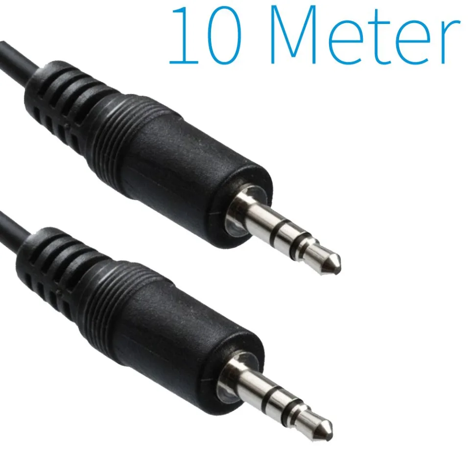 Audio Jack 3.5 mm Stereo Audiokabel 10M
