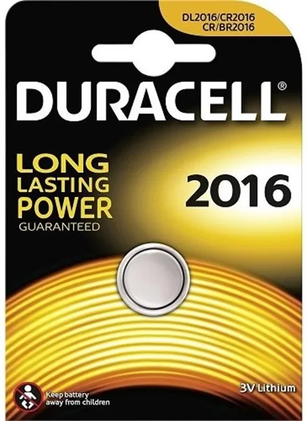 DURACELL LITHIUM DL2016 3V BLISTER 1