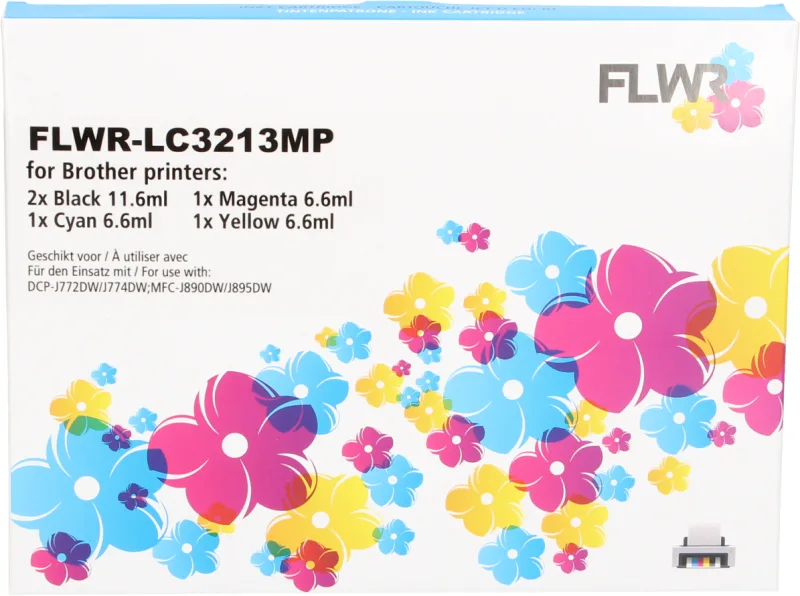 Brother LC3213MP Multipack 5 FLWR (Compatible XXL) Cartridges