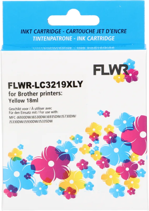 Brother LC-3219XLM FLWR 19ml Geel