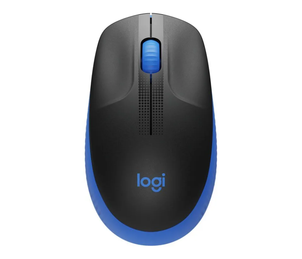 Logitech M190 Wireless Muis Blauw/zwart