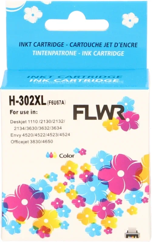 HP 302XL 18ml FLWR Kleur Cartridges