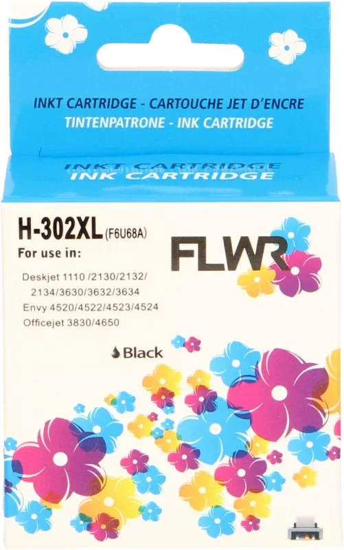 HP 302XL 18ml Zwart FLWR Cartridges