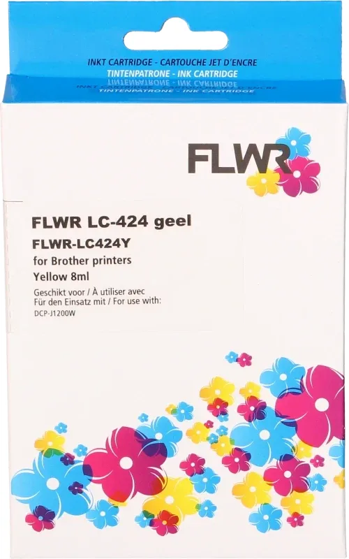 Brother XL LC-424 8ml FLWR Geel Cartridges