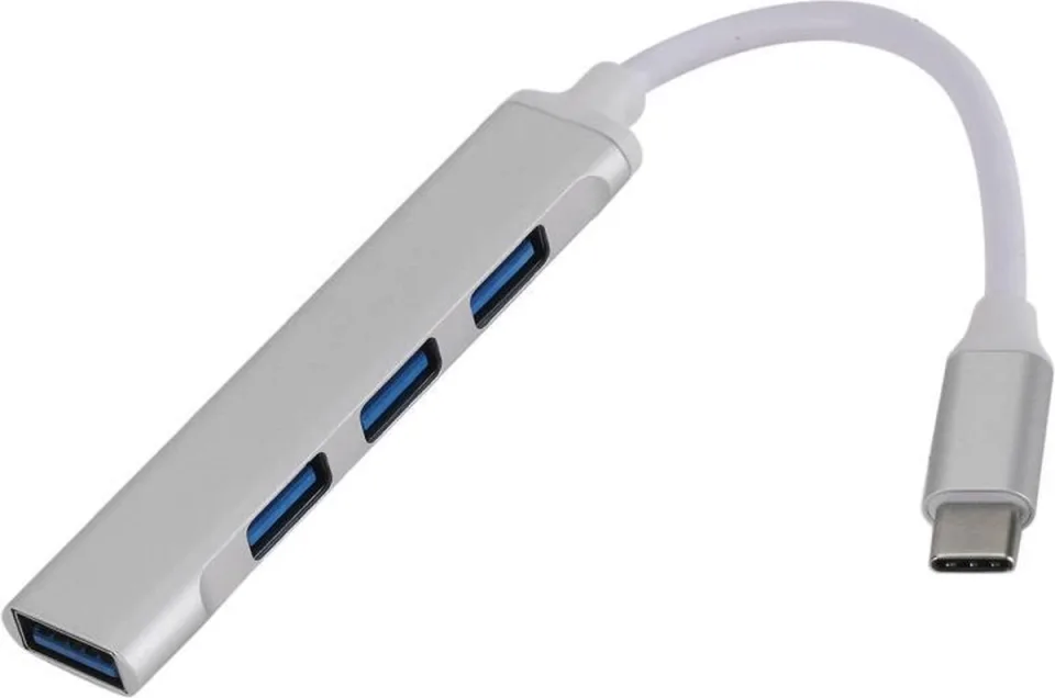 USB-C 3.0 naar USB-A Hub 4 Poorts