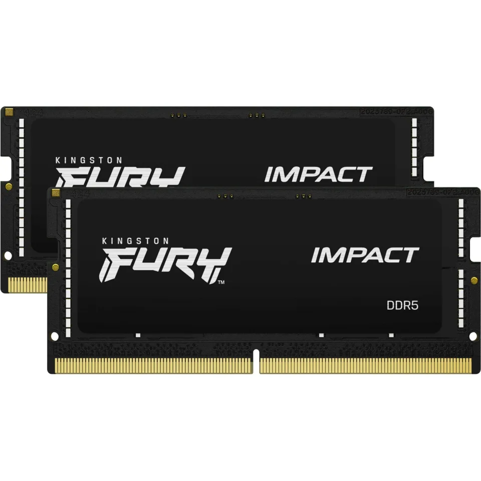 Kingston FURY Impact 32GB (2x16GB) DDR5 5600MHz CL40 SODIMM RAM Kit
